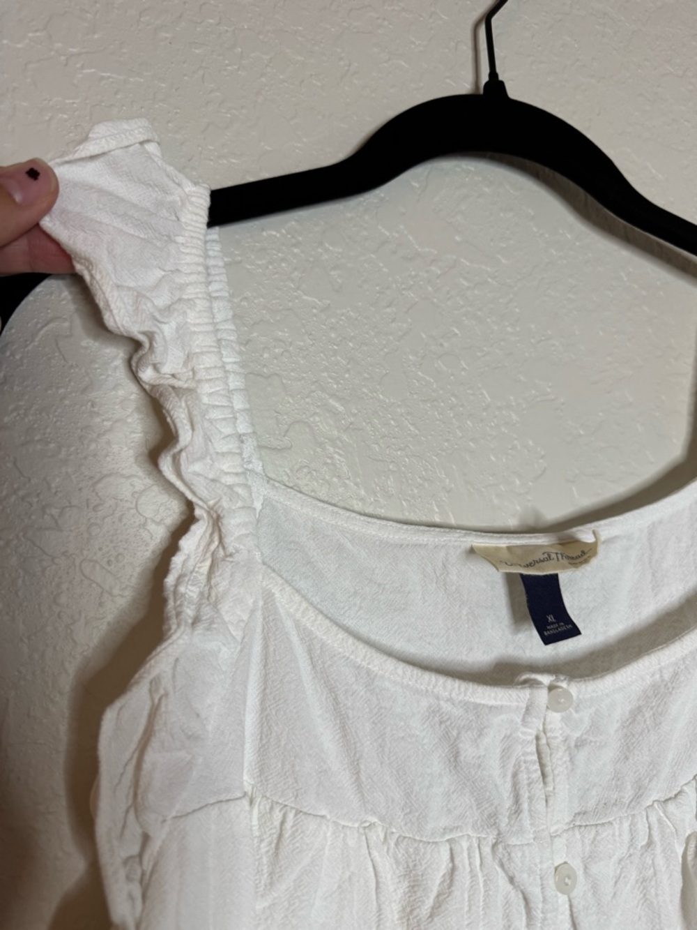 Universal Thread White Button-Front Sundress with Twisted Straps - Picture 5 of 10